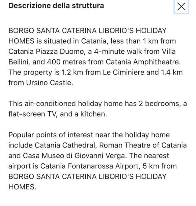 Borgo Santa Caterina Villa Catania Luaran gambar